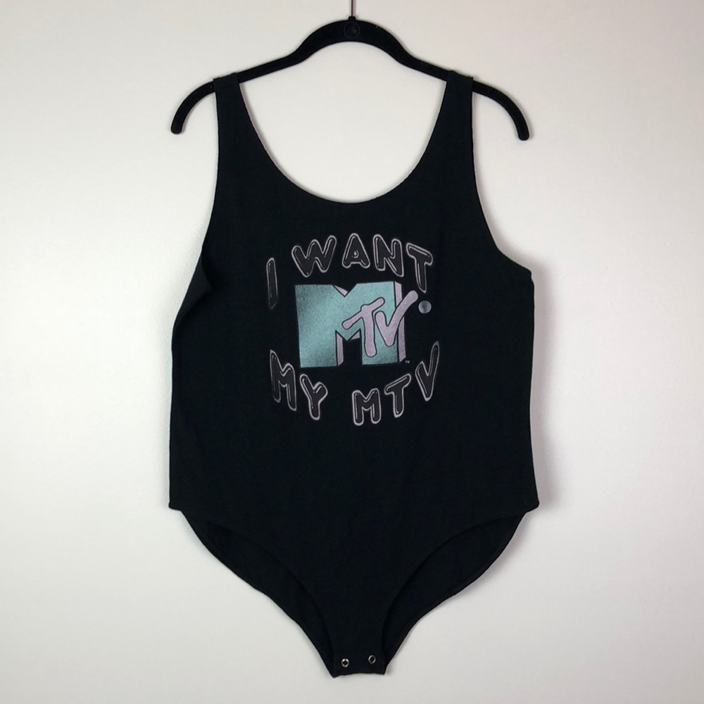 American Eagle l NWOT I Want My MTV Bodysuit